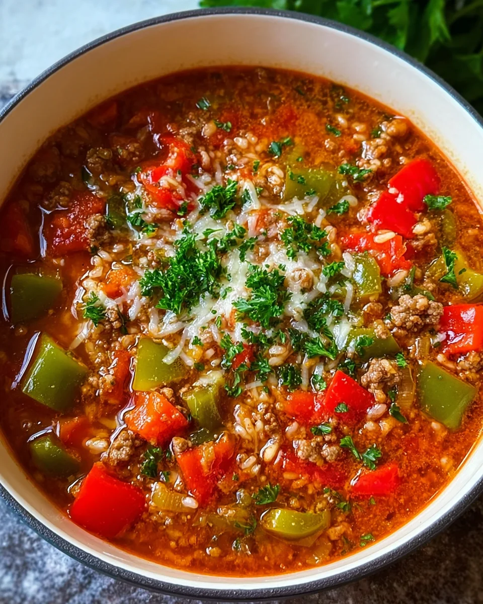 Stuffed Pepper Soup 23 Stuffed