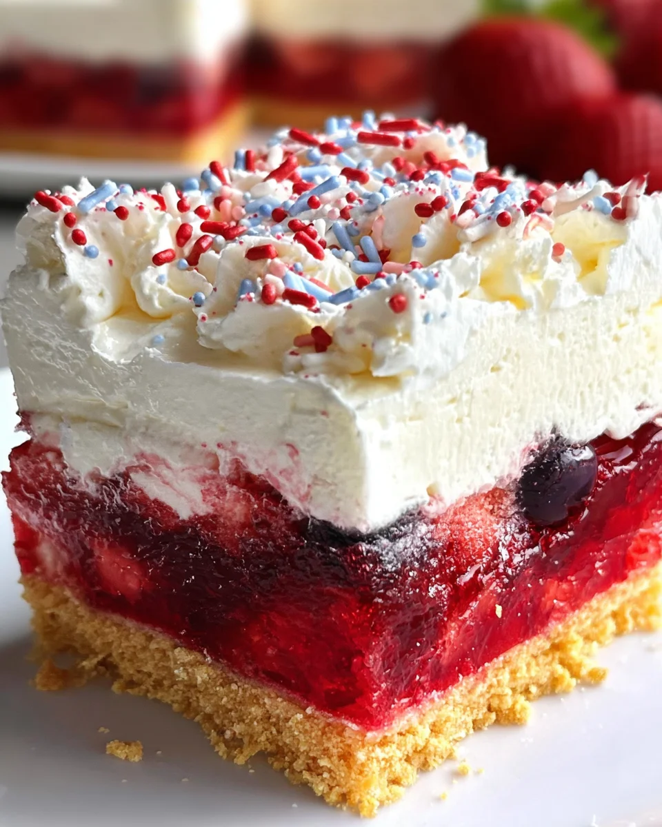 Summer Berry Jello Lasagna 22 Summer