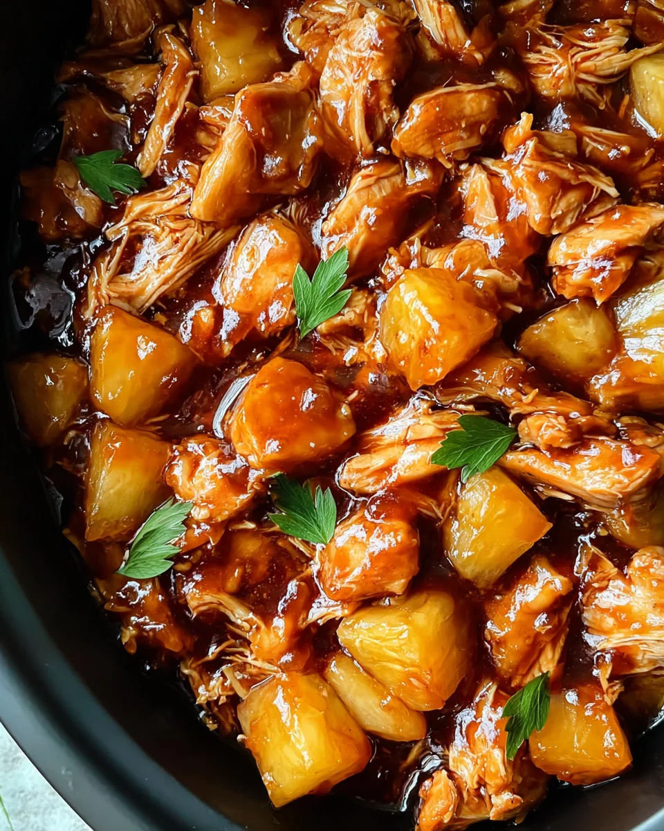 Sweet Hawaiian Crockpot Chicken