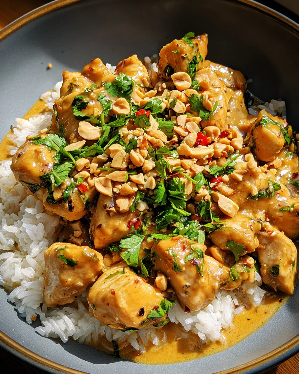 Thai Peanut Chicken 24 Thai