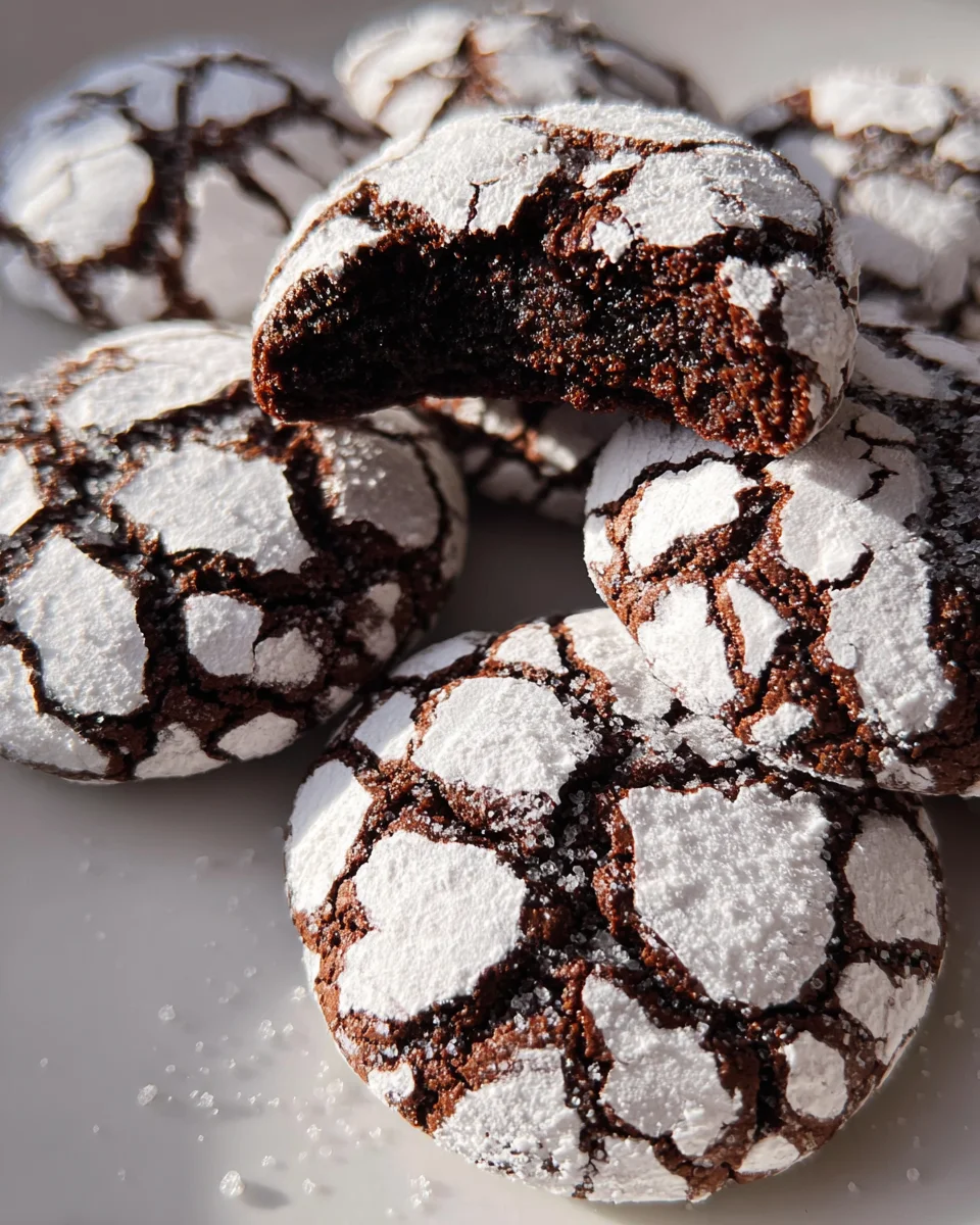 The BEST Chocolate Crinkle Cookies Recipe 21 The