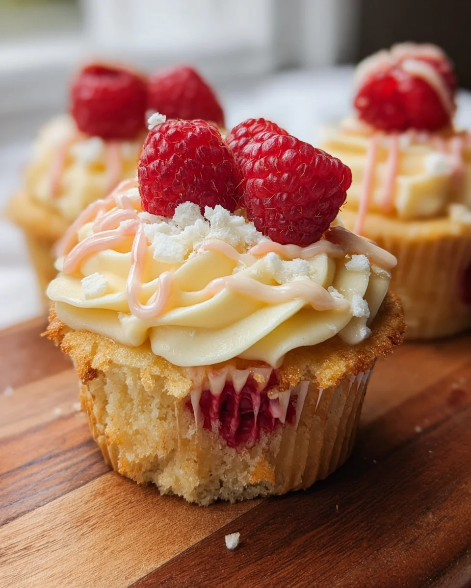 The Best White Chocolate Raspberry Cupcakes