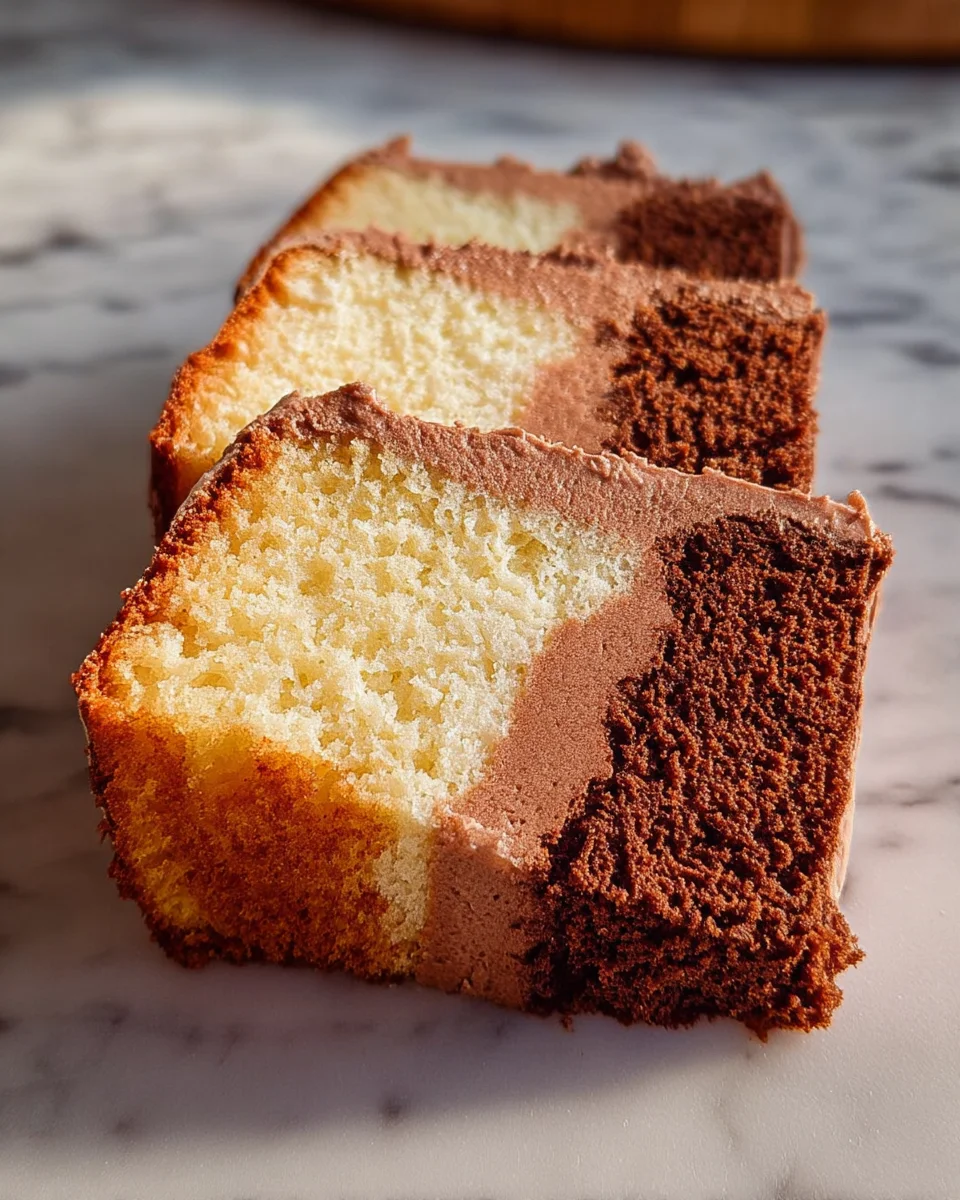Three Layer Pound Cake 24 Three