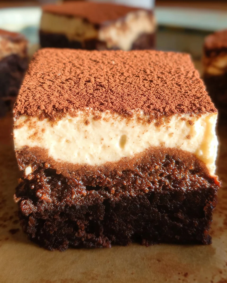 Tiramisu Brownies 20 Tiramisu