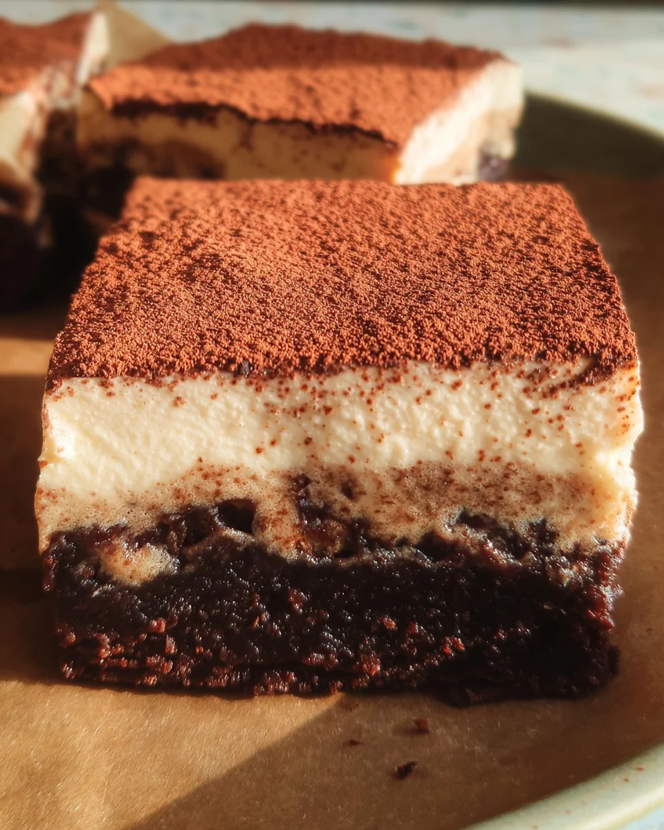 Tiramisu Brownies 21 Tiramisu