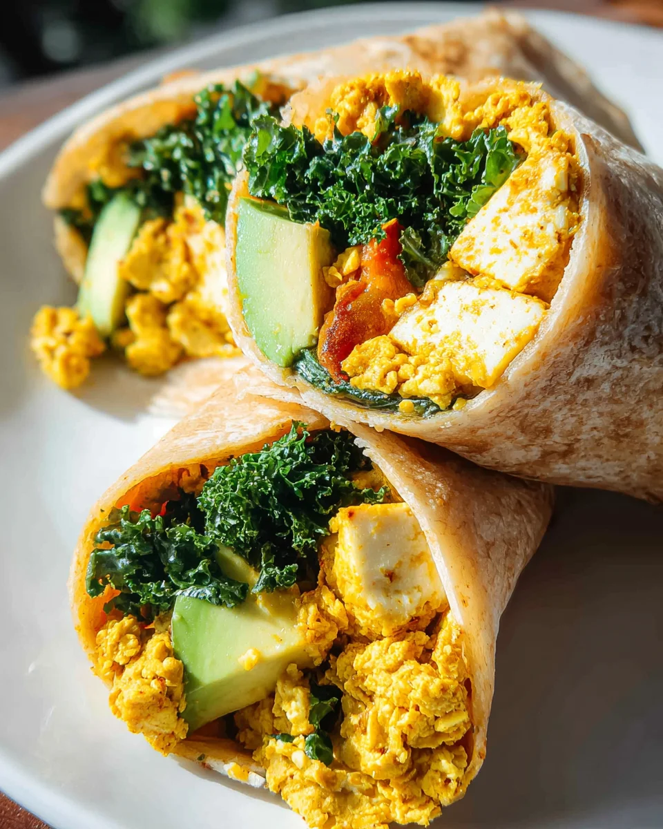 Tofu Scramble Wrap 27 Tofu