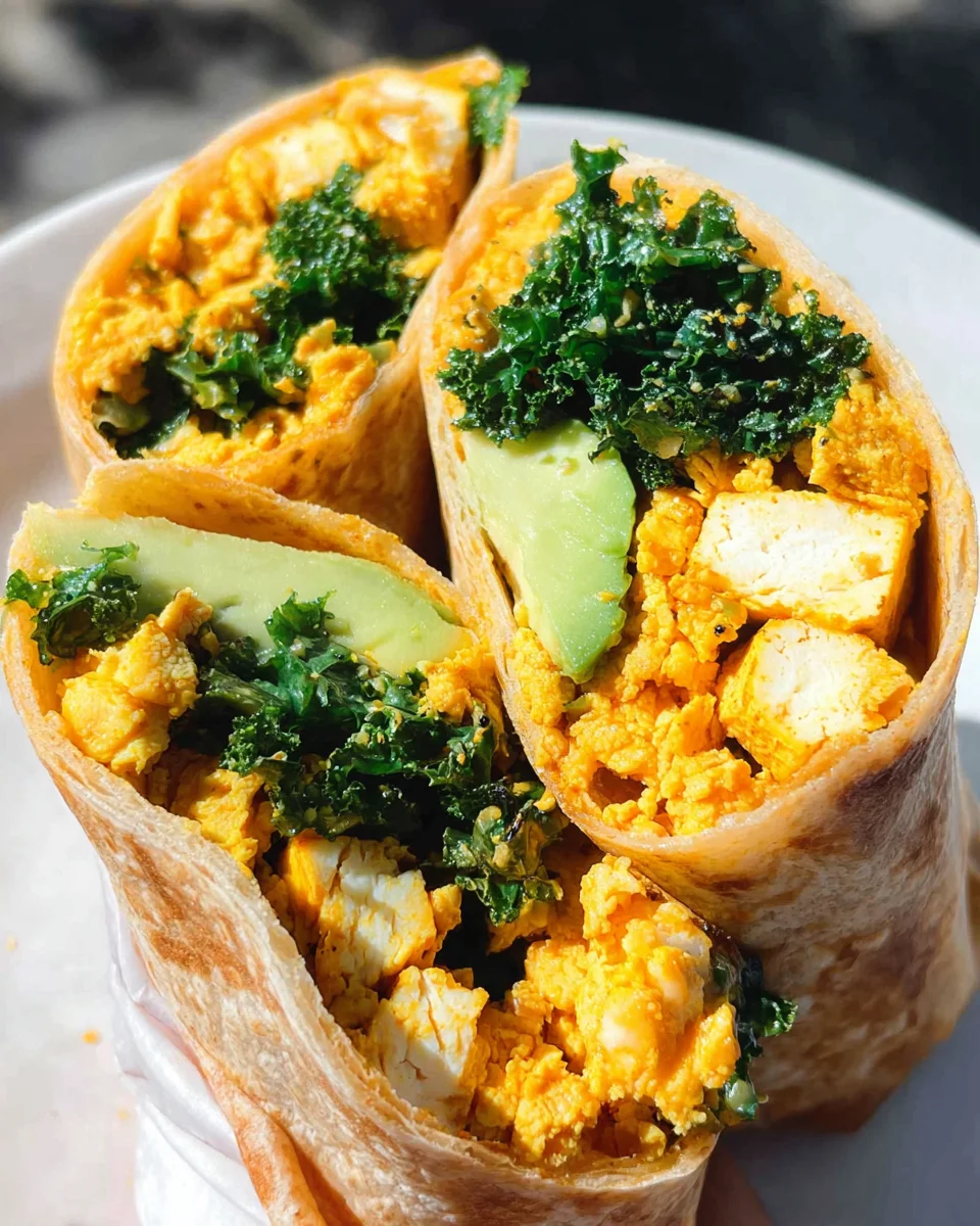Tofu Scramble Wrap 28 Tofu
