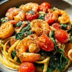 Tomato Spinach Shrimp Pasta 23 Tomato Spinach Shrimp Pasta