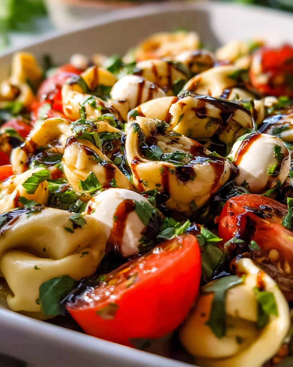 Tortellini Caprese Salad