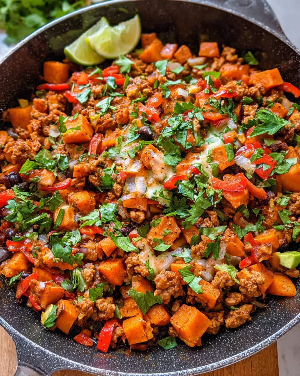 Turkey Sweet Potato Skillet