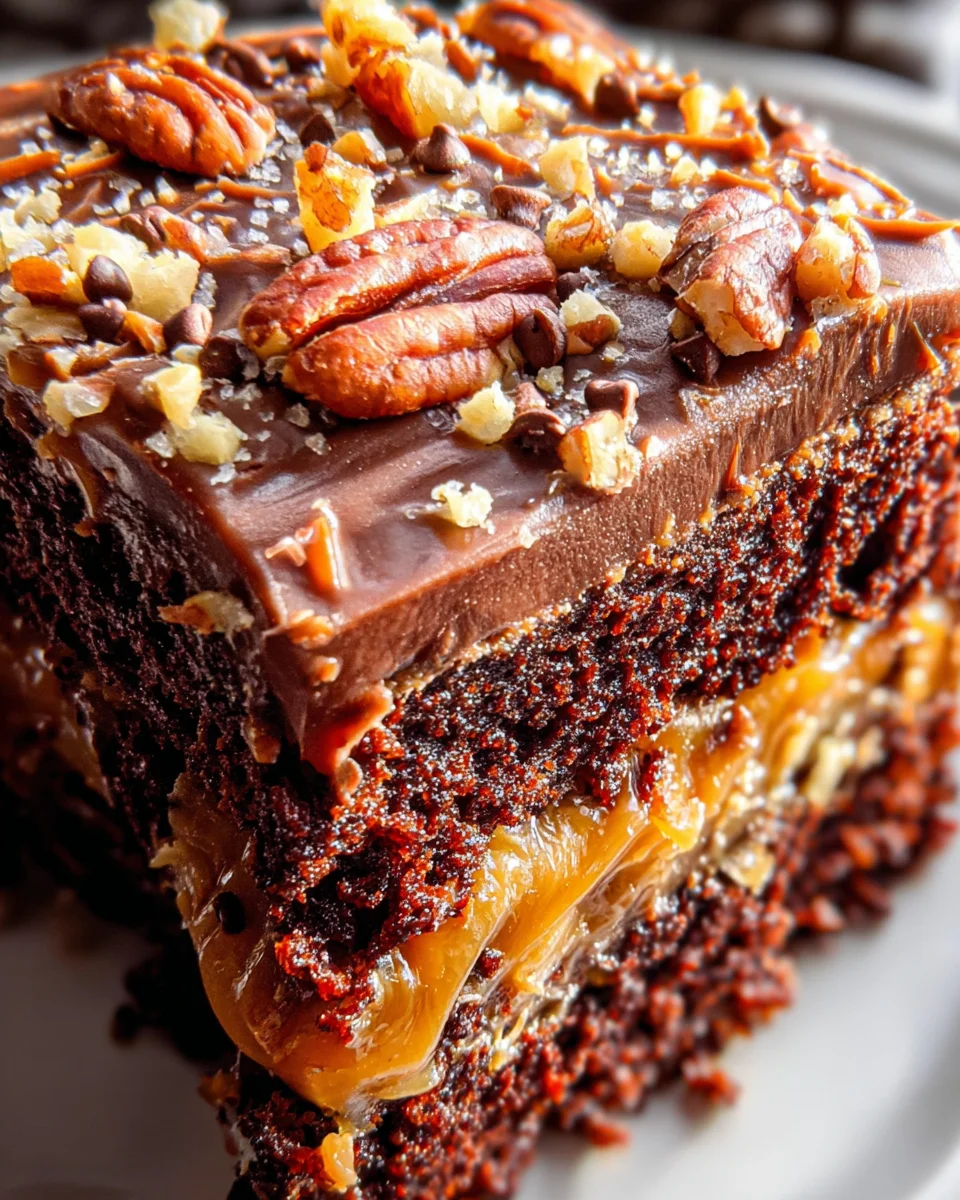 Turtle Caramel Cake 24 Turtle