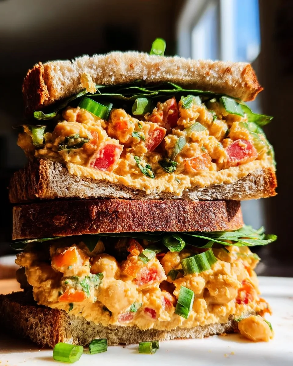 Vegan Buffalo Chickpea Salad Sandwich 23 Vegan