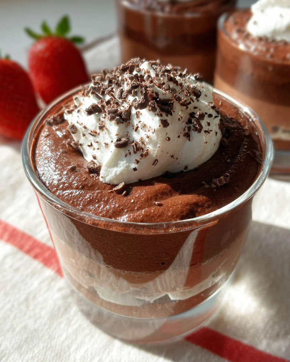 Vegan Chocolate Mousse with Aquafaba