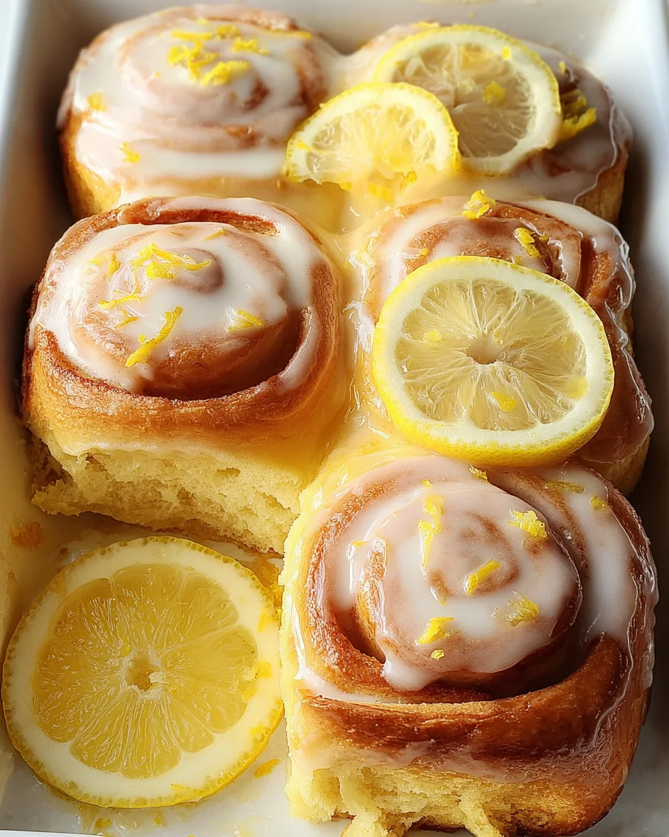 Vegan Lemon Sweet Rolls