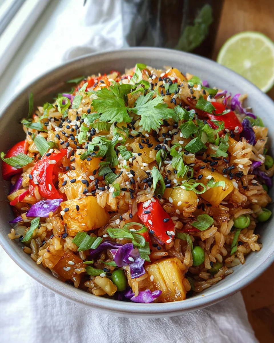 Vegan Pineapple Fried Rice 21 Vegan