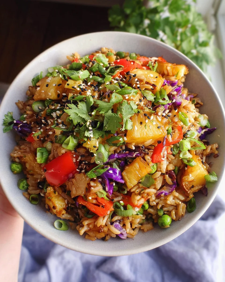 Vegan Pineapple Fried Rice 22 Vegan
