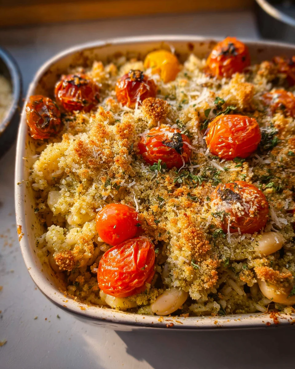 White Bean and Pesto Bake 19 White