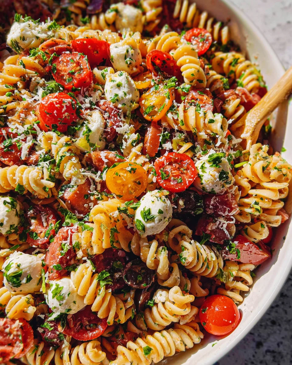 Zesty Italian Pasta Salad 22 Zesty