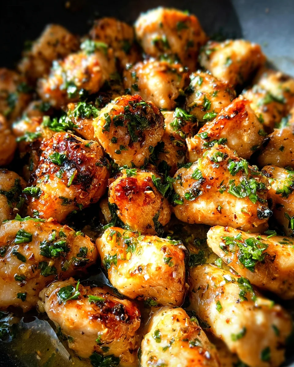 15-Minute Garlic Butter Chicken Bites