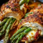 Asparagus Stuffed Chicken Fillet