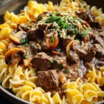 Beef Stroganoff with Egg Noodles 21 Beef Stroganoff with Egg Noodles