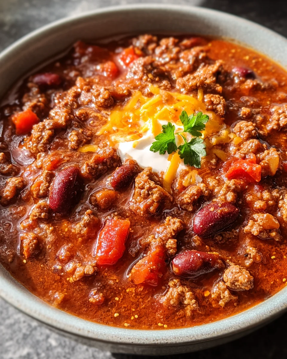Best Ground Beef Stovetop Chili