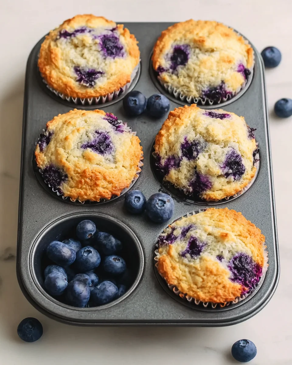Blueberry Cottage Cheese Muffins 19 Blueberry