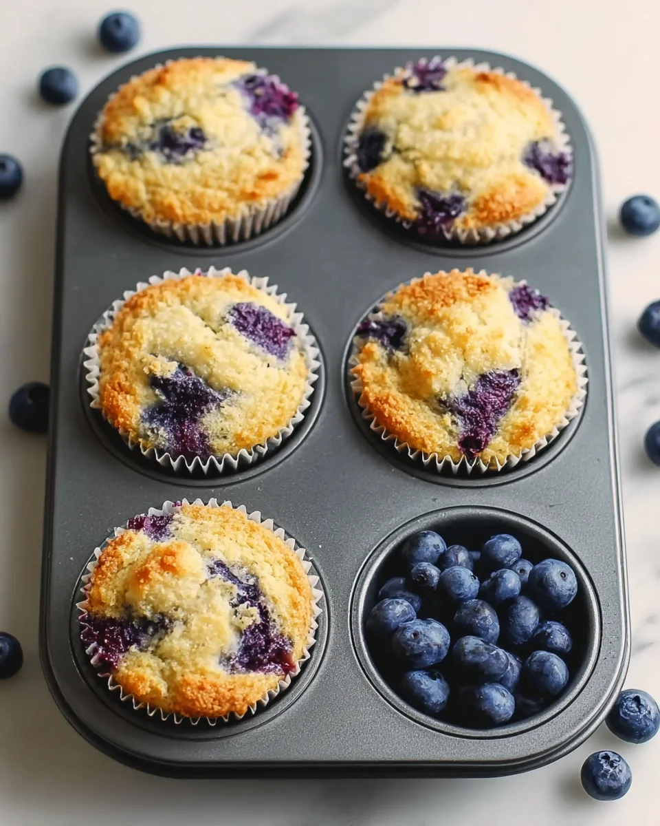 Blueberry Cottage Cheese Muffins 20 Blueberry