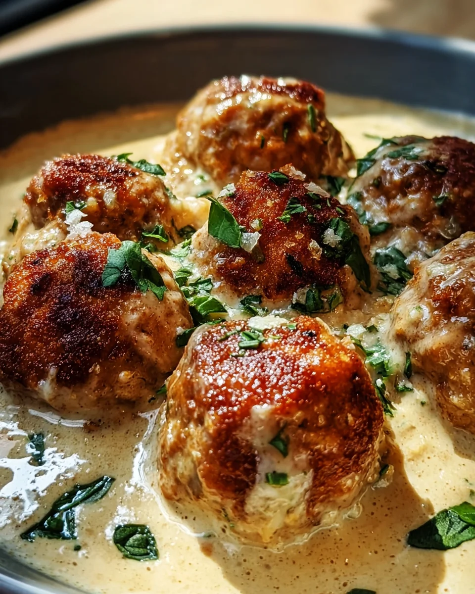 Carnivore Creamy Meatballs