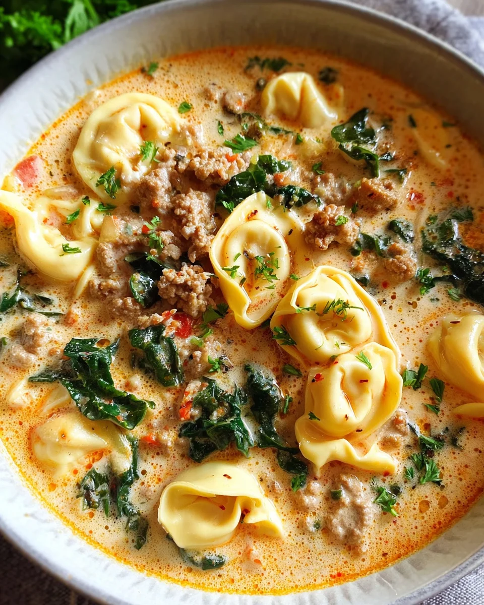 Creamy Tortellini Soup 23 Creamy