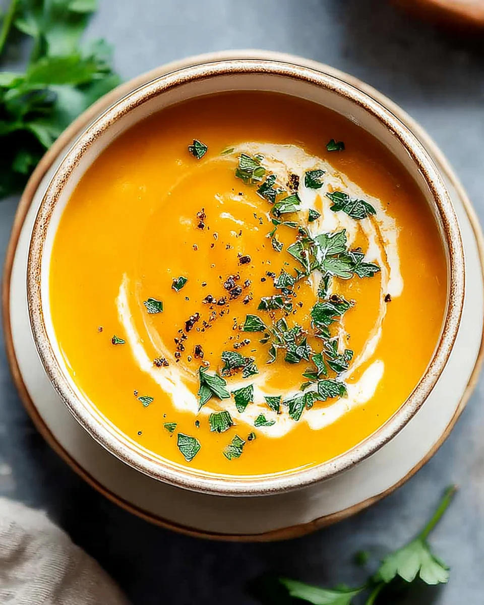 Easy Butternut Squash and Sweet Potato Soup