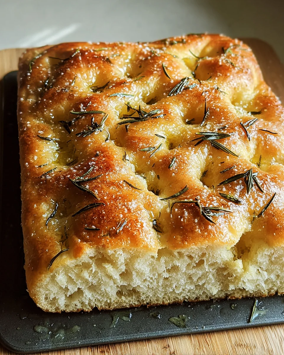 Easy Homemade Focaccia Bread 18 Easy