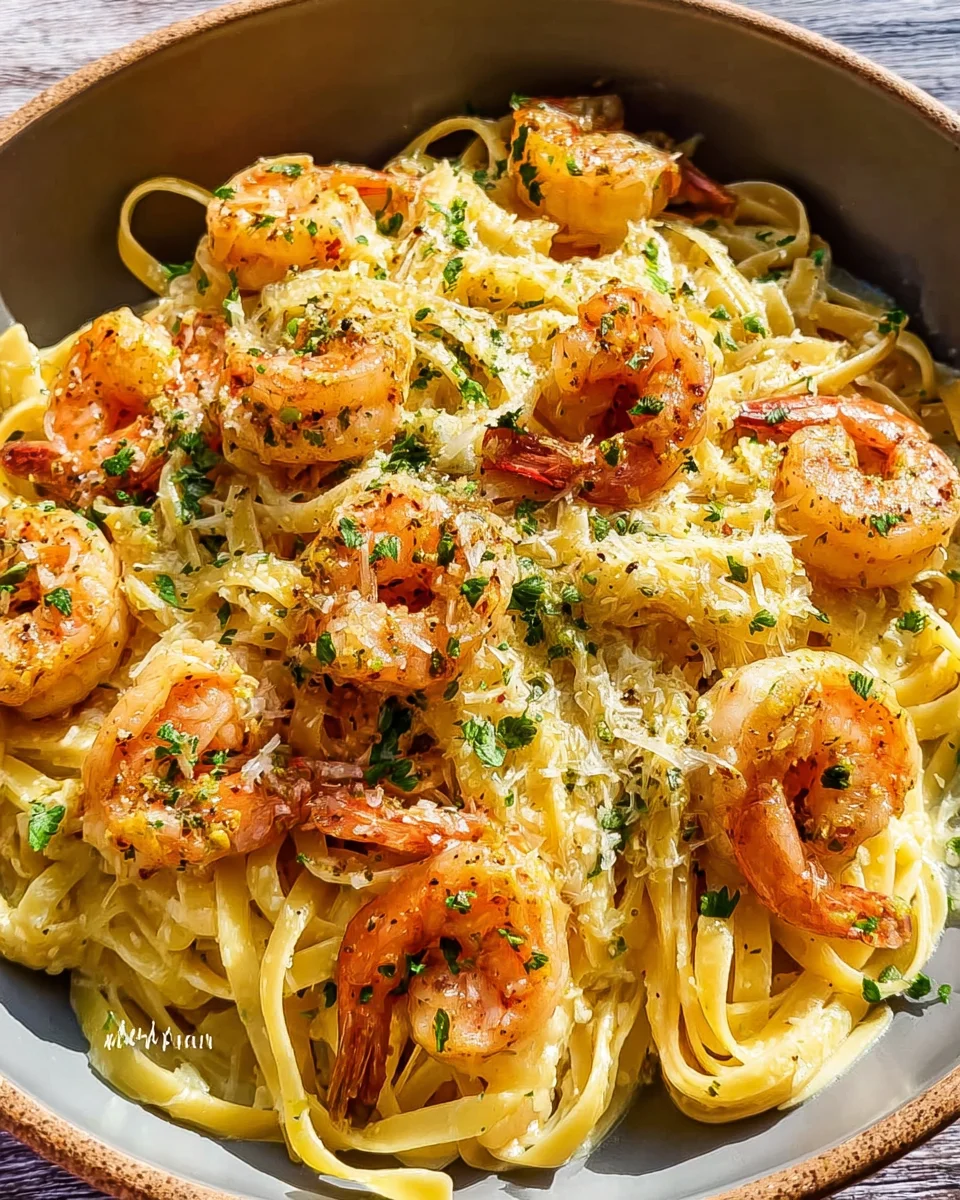 Garlic Butter Shrimp Pasta