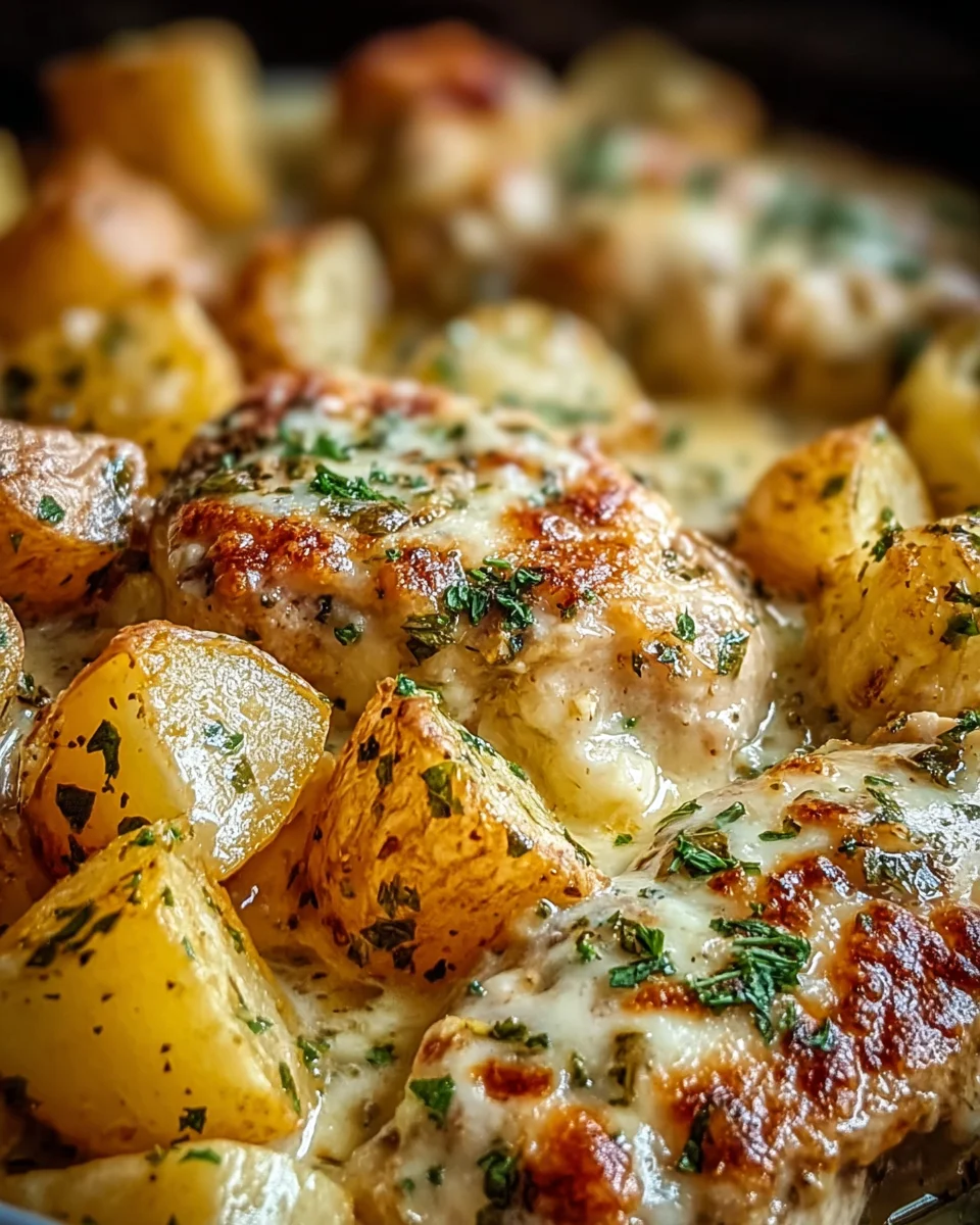 Garlic Parmesan Crockpot Chicken and Potatoes 22 Garlic
