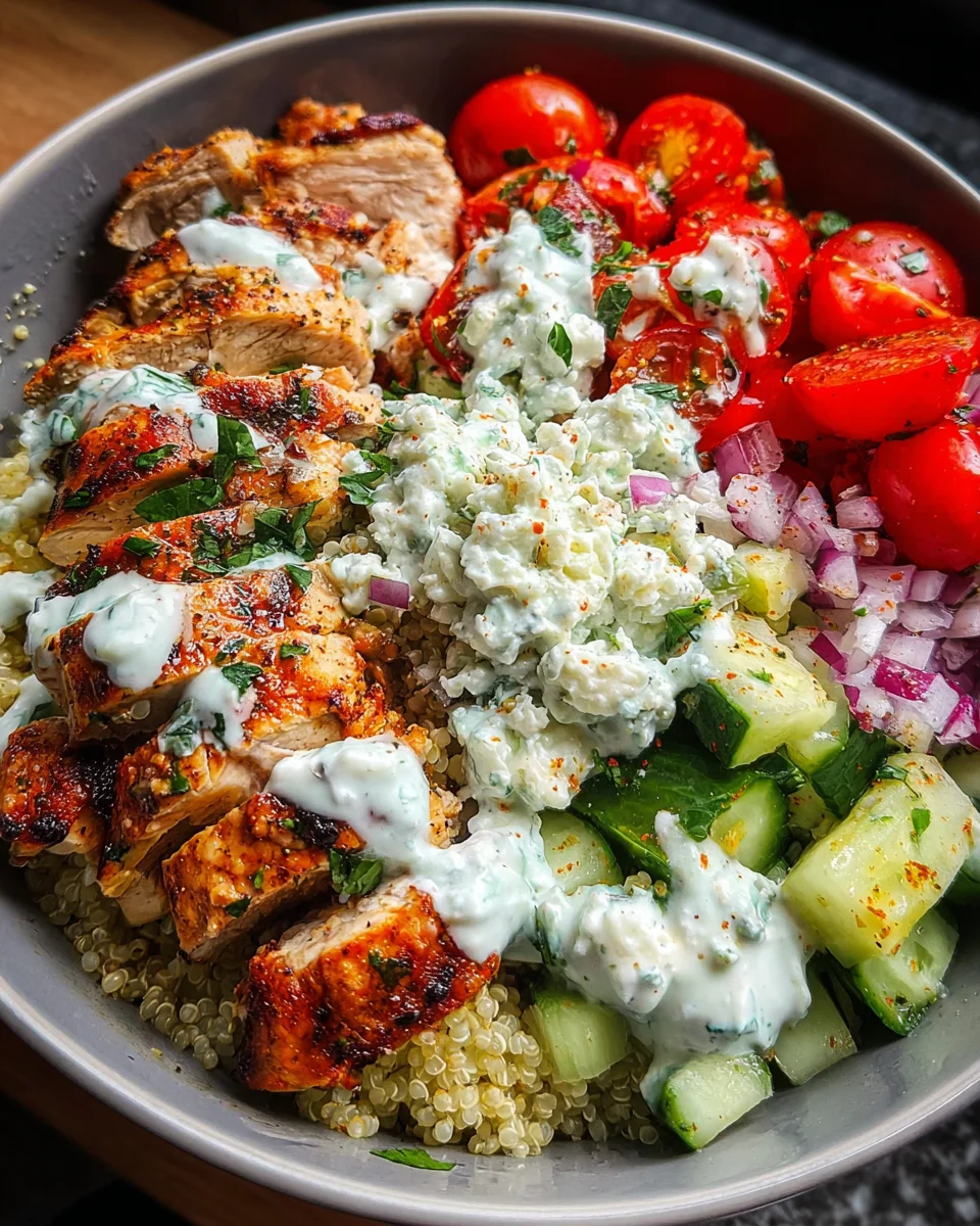 Greek Chicken Bowls 22 Greek