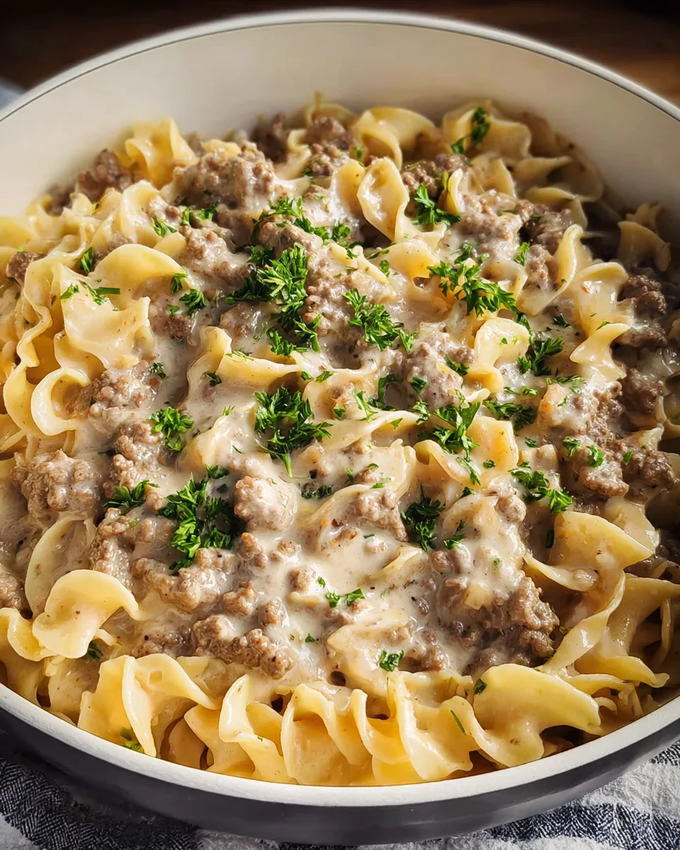 Ground Beef Stroganoff 21 Ground