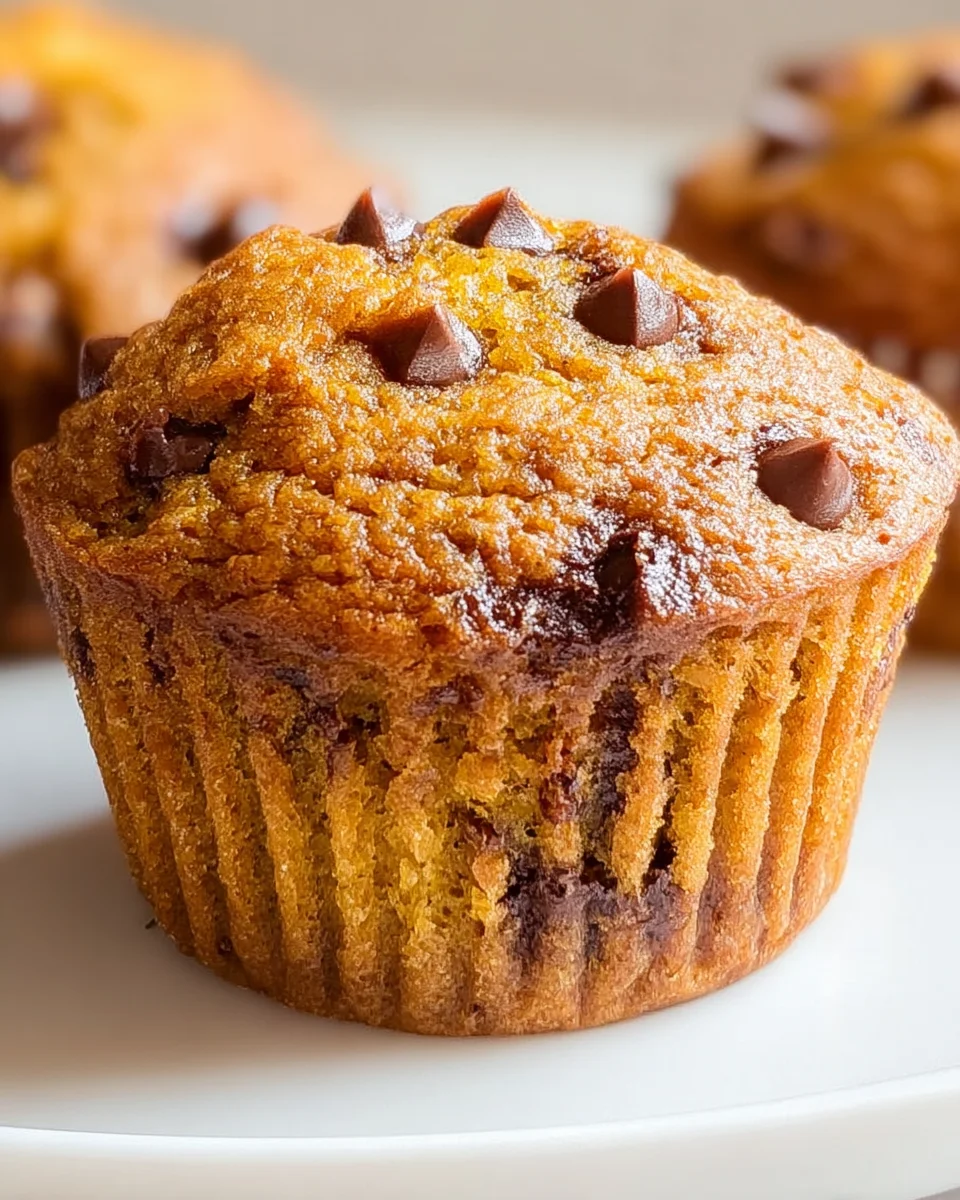 Pumpkin Chocolate Chip Muffins 23 Pumpkin