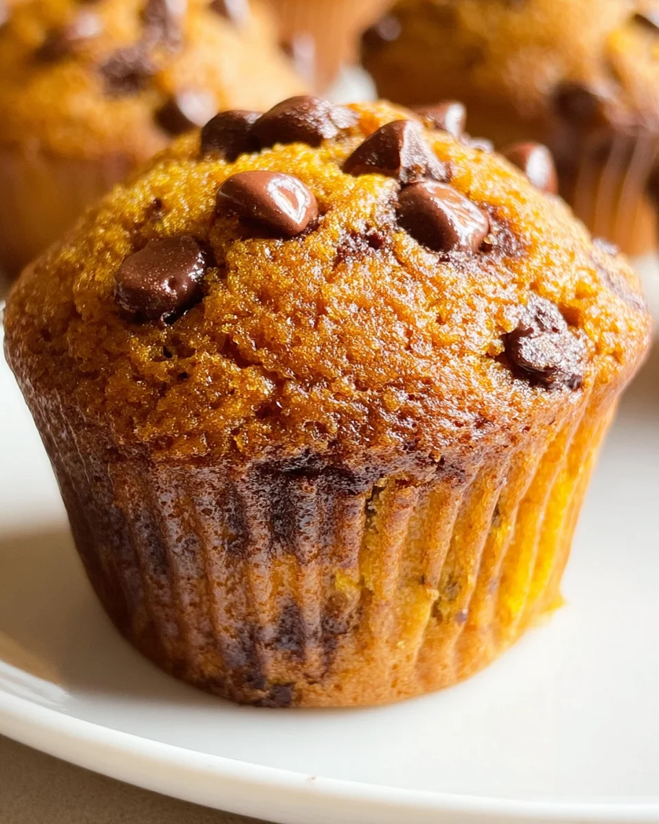 Pumpkin Chocolate Chip Muffins 24 Pumpkin