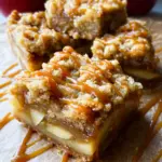 Salted Caramel Apple Crumble Bars Fall Treat 24 Salted Caramel Apple Crumble Bars Fall Treat