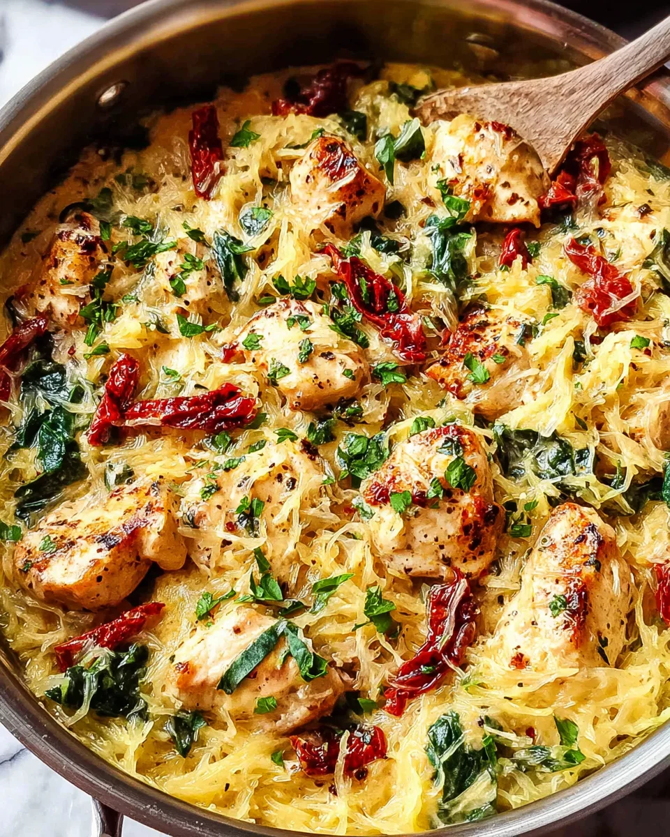 Tuscan Chicken and Spaghetti Squash 29 Tuscan
