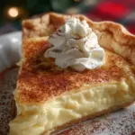 Christmas Eve Cinnamon-Vanilla Creamy Custard Pie Recipe