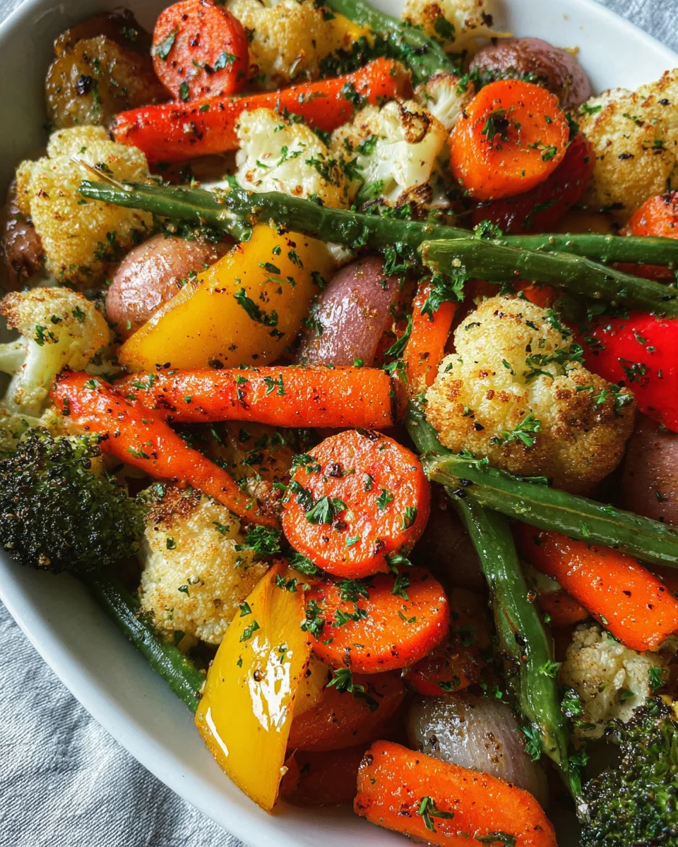Garlic Roasted Vegetables
