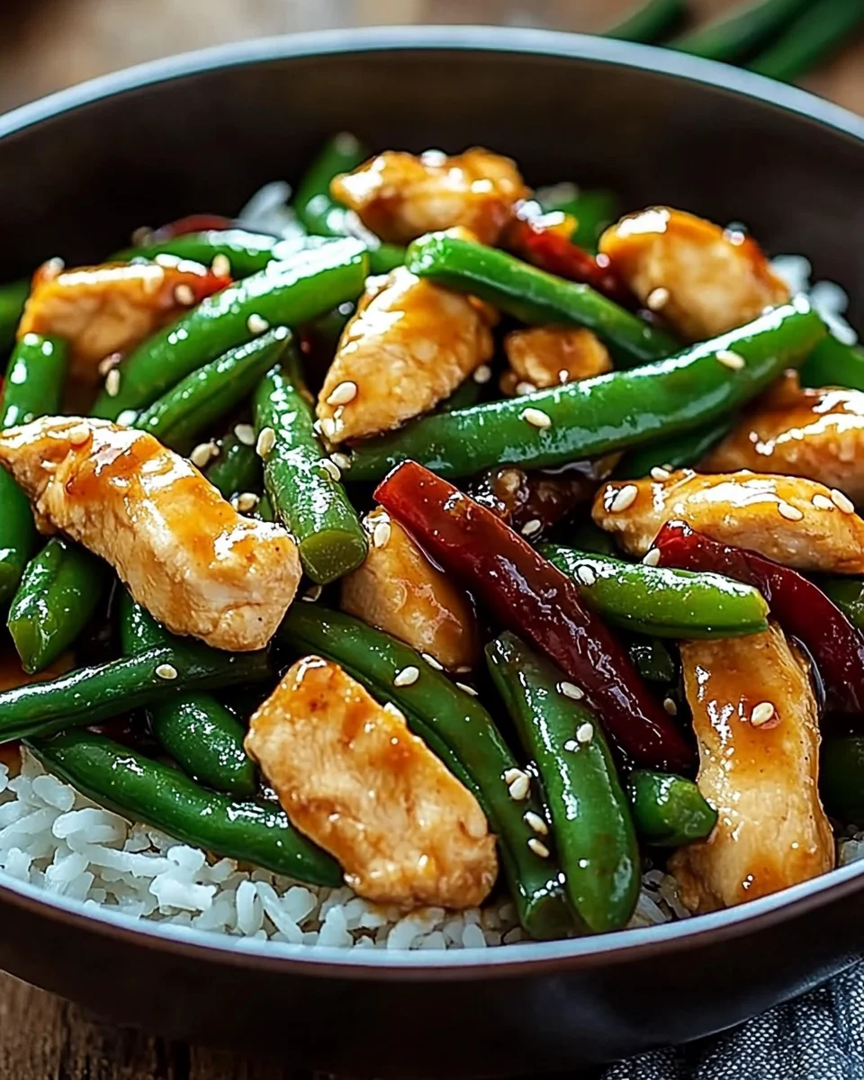 Chicken and Green Bean Stir-Fry